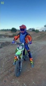 Australian dirt-bike family enjoying a riding weekend